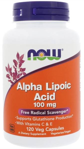 NOW Alpha Lipoic Acid 100 мг 120 капсул