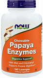 NOW Papaya Enzymes 180 жевательных таблеток