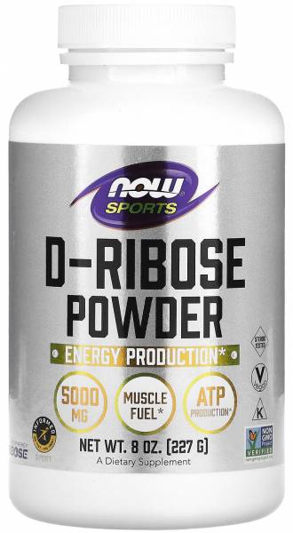 NOW D-Ribose (Д-Рибоза в порошке) 227 грамм