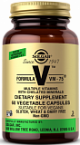 Solgar Formula V VM-75 (мультивитамины и хелатные минералы) 60 капсул
