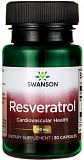 Swanson Resveratrol 100 мг 30 капсул