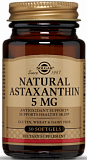 Solgar Natural Astaxanthin 5 мг 30 капсул