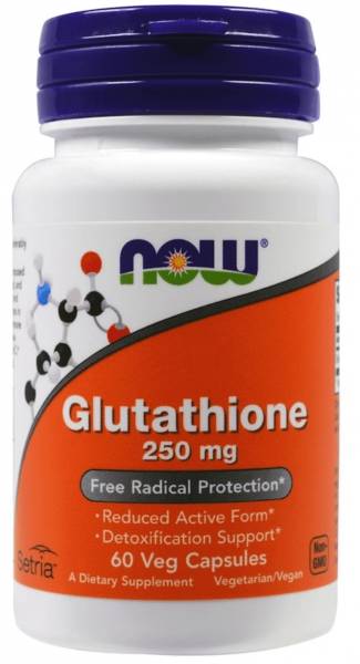 Now Glutathione 250 мг 60 капсул