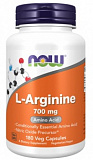 NOW L-Arginine 700 мг 180 капсул
