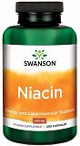 Swanson Niacin (Витамин B-3) 500 мг 250 капсул