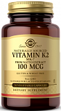 Solgar Vitamin K2 (MK-7) 100 mcg Vegetable Capsules 50 капсул