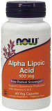 NOW Alpha Lipoic Acid 100 мг 60 капсул