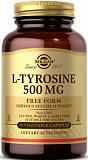 Solgar L-Tyrosine 500 mg Vegetable Capsules 50 капсул