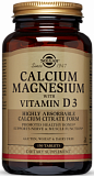 Solgar Calcium Magnesium with Vitamin D3 Tablets 150 таблеток