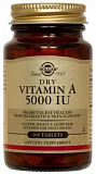 Solgar Dry Vitamin A 1500 mcg (5000 IU) Сухой 100 таблеток