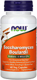 NOW Saccharomyces Boulardii (Сахаромицеты Буларди) 5 Миллиардов КОЕ 60 капсул