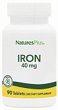 Natures Plus Iron 40 мг (Железо) 90 таблеток
