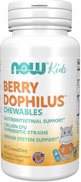 NOW Berry Dophilus Kids 60 жев. таблеток