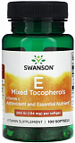 Swanson Vitamin E Natural 200 Iu (134,2 mg) 100 капсул