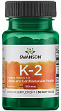 Swanson Natural Vitamin K2 100 мкг (Menaquinone-7 from Natto) 30 капс