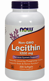 NOW Lecithin 1200 мг 200 капсул