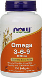 NOW Omega 3-6-9 1000 mg 100 капсул