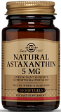 Solgar Natural Astaxanthin 5 мг 30 капсул