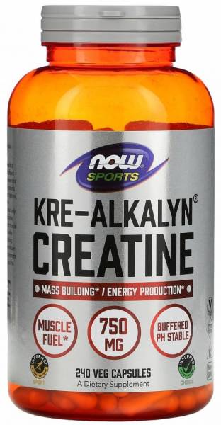NOW Kre-Alkalyn 240 капсул