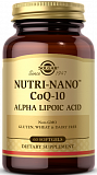 Solgar Nutri-Nano CoQ-10 Alpha Lipoic Acid Softgels 60 капсул