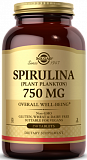 Solgar Spirulina 750 mg Tablets 250 таблеток