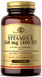Solgar Vitamin E 268 MG (400 IU) Vegetarian Softgels 50 капсул