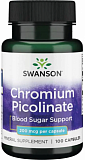 Swanson Chromium Picolinate 200 mcg 100 капсул