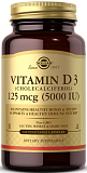 Solgar Vitamin D3 5000 IU Vegetable Capsules 240 капсул