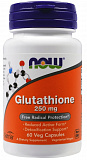 Now Glutathione 250 мг 60 капсул