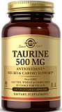 Solgar Taurine 500 mg Vegetable Capsules 100 капсул