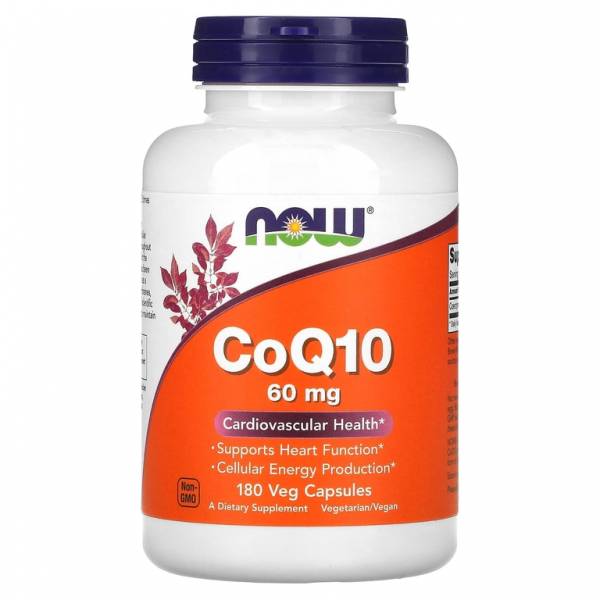 NOW CoQ10 60 mg 180 капсул