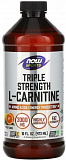 NOW L-Carnitine Triple Strength (Л-карнитин жидкий) 473 мл