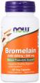 NOW Bromelain 2400 GDU/g-500 мг 60 вег.капсул