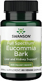 Swanson Full Spectrum Eucommia Bark 400 mg 60 капсул