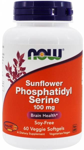 NOW Phosphatidyl Serine 100 мг 60 капсул