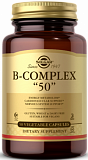 Solgar B-Complex 50 Vegetable Capsules 50 капсул