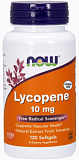 NOW Lycopene 10 мг 120 капсул