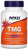 Now TMG Betaine 1000 мг (Триметилглицин) 100 таблеток