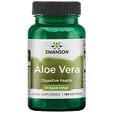 Swanson Aloe Vera 25 мг 100 капс