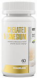 Maxler Chelated Magnesium (Магний бисглицинат) 60 таблеток