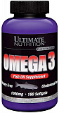 Ultimate Nutrition Omega 3 1000 мг 180 капсул