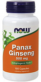 Now Panax Ginseng 500 мг 100 капсул