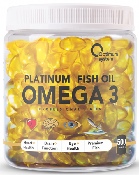 Optimum System Platinum Omega 3 500 капсул