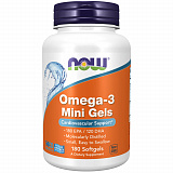 Now Omega 3 Mini Gels 180 softgels