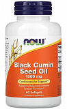 NOW Black Cumin Seed Oil 1000 мг 60 капсул
