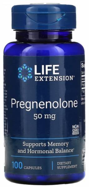 LIFE Extension Pregnenolone 50 mg 100 капсул