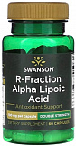 Swanson R-Fraction Alpha Lipoic Acid Double Strength 100 мг 60 капсул
