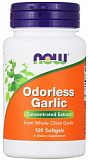 NOW Odorless Garlic (чеснок без запаха) 100 капсул