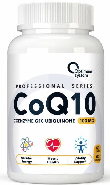 Коэнзим Q10 Optimum System Coenzyme Q10 Ubiquinone 100 мг 60 капсул