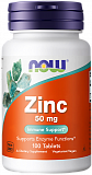 NOW Zinc Gluconate 50 мг 100 таблеток